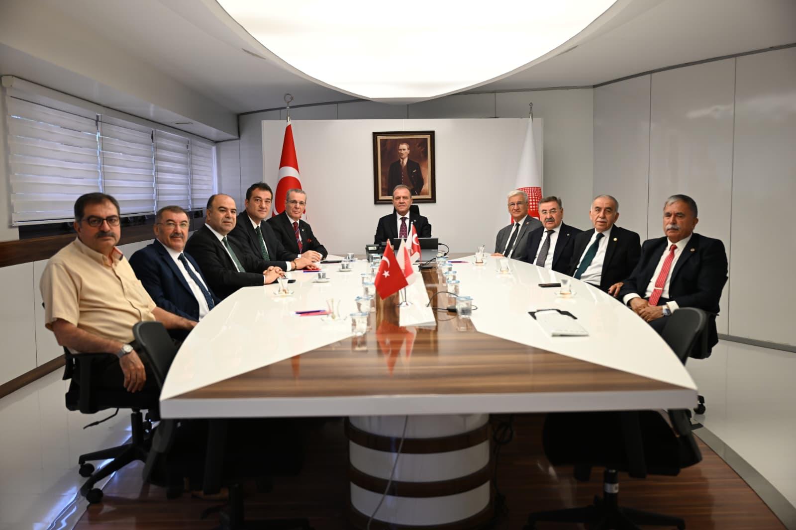 TBBB Yönetim Kurulu’ndan Türkiye Belediyeler Birliği Başkanı Vahap Seçer’e Ziyaret